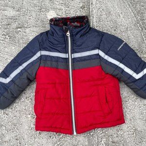 London Fog Kids Jacket Multi Color Long Sleeve Winter Coat Outer Wear Size 3T